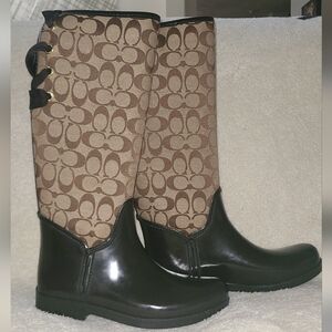 New Coach Rain Boots